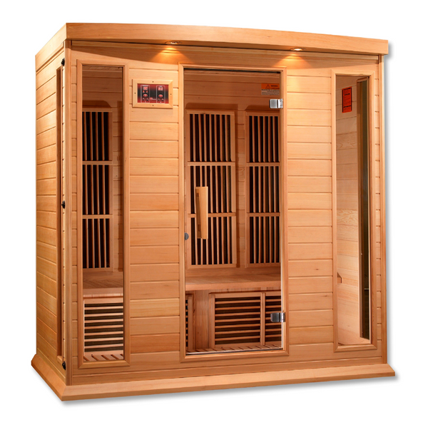 New 2026 MX-K406-01 Maxxus Low EMF FAR Infrared Sauna Canadian Hemlock