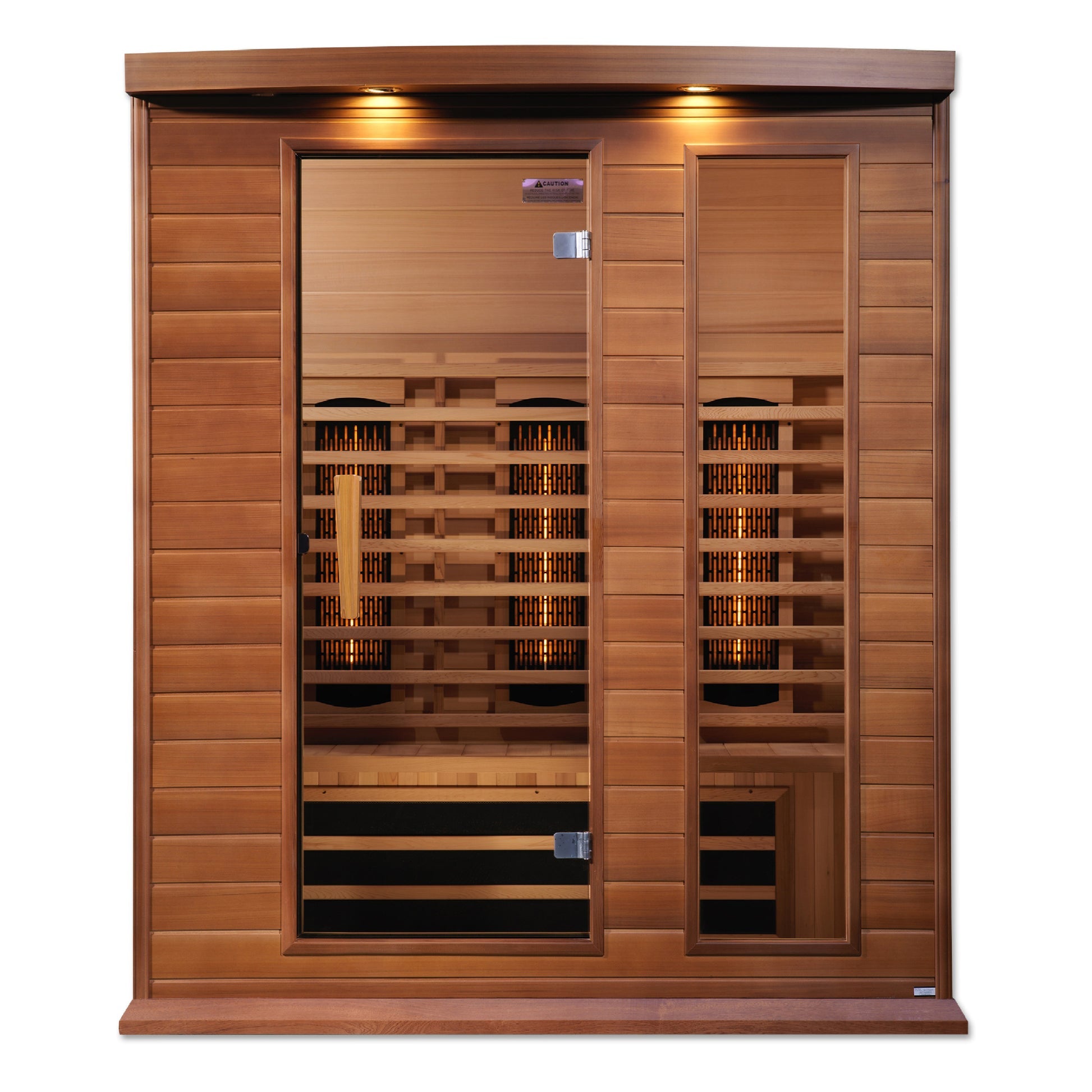 New 2026 Maxxus 3 Person Full Spectrum Infrared Sauna - Canadian Red Cedar