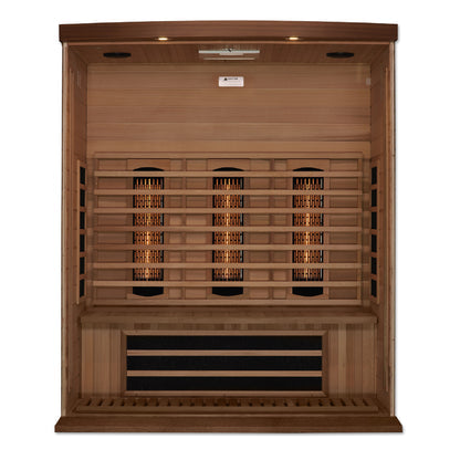 New 2026 Maxxus 3 Person Full Spectrum Infrared Sauna - Canadian Red Cedar