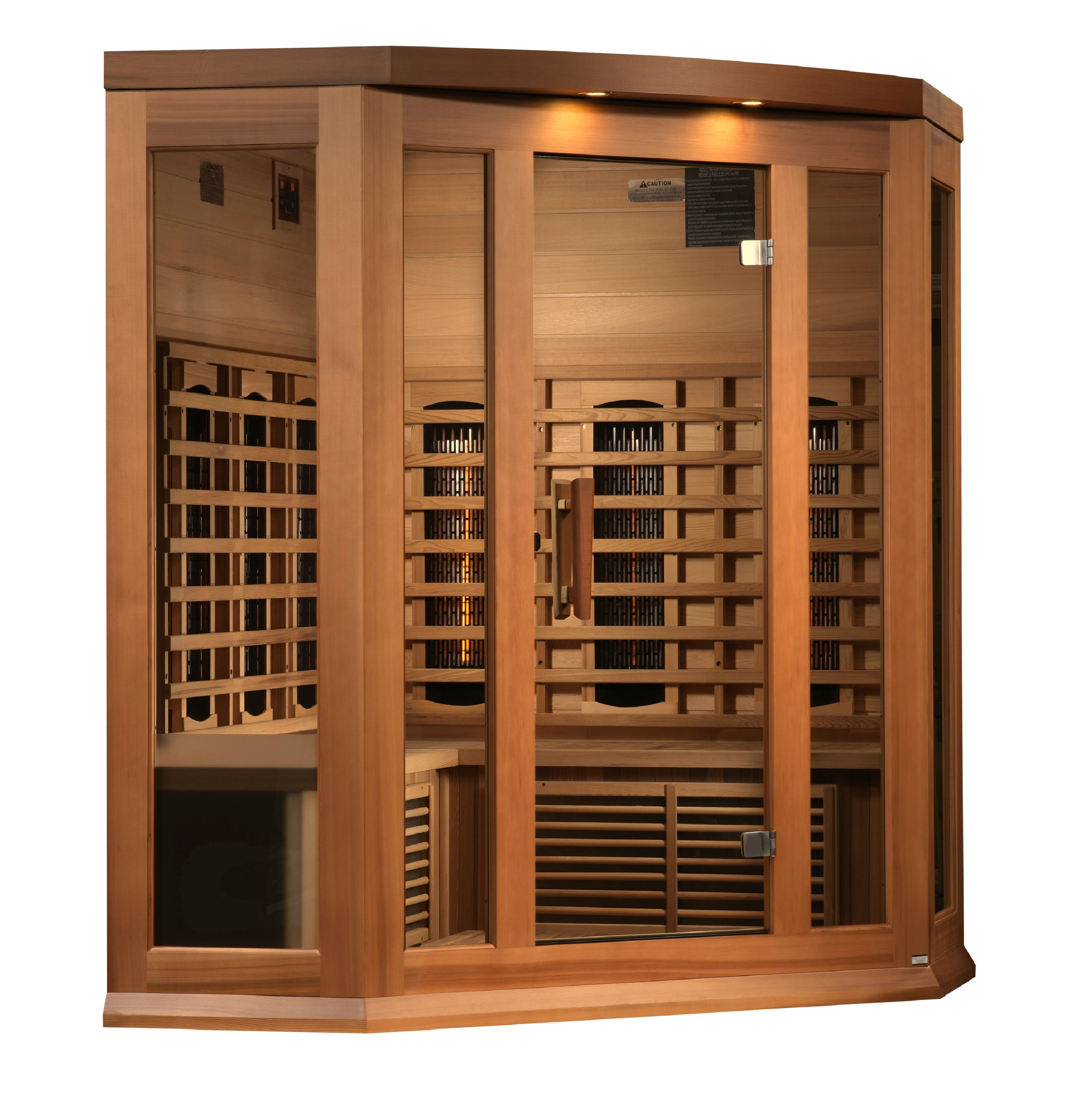 New 2026 Maxxus 3 Person Full Spectrum Infrared Sauna - Canadian Red Cedar