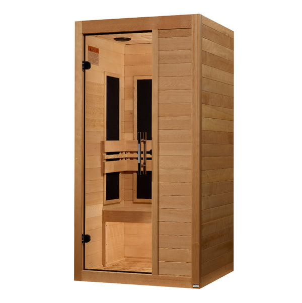 New 2026 S-Line MX-S106-01 Maxxus Low EMF FAR Infrared Sauna Canadian Hemlock