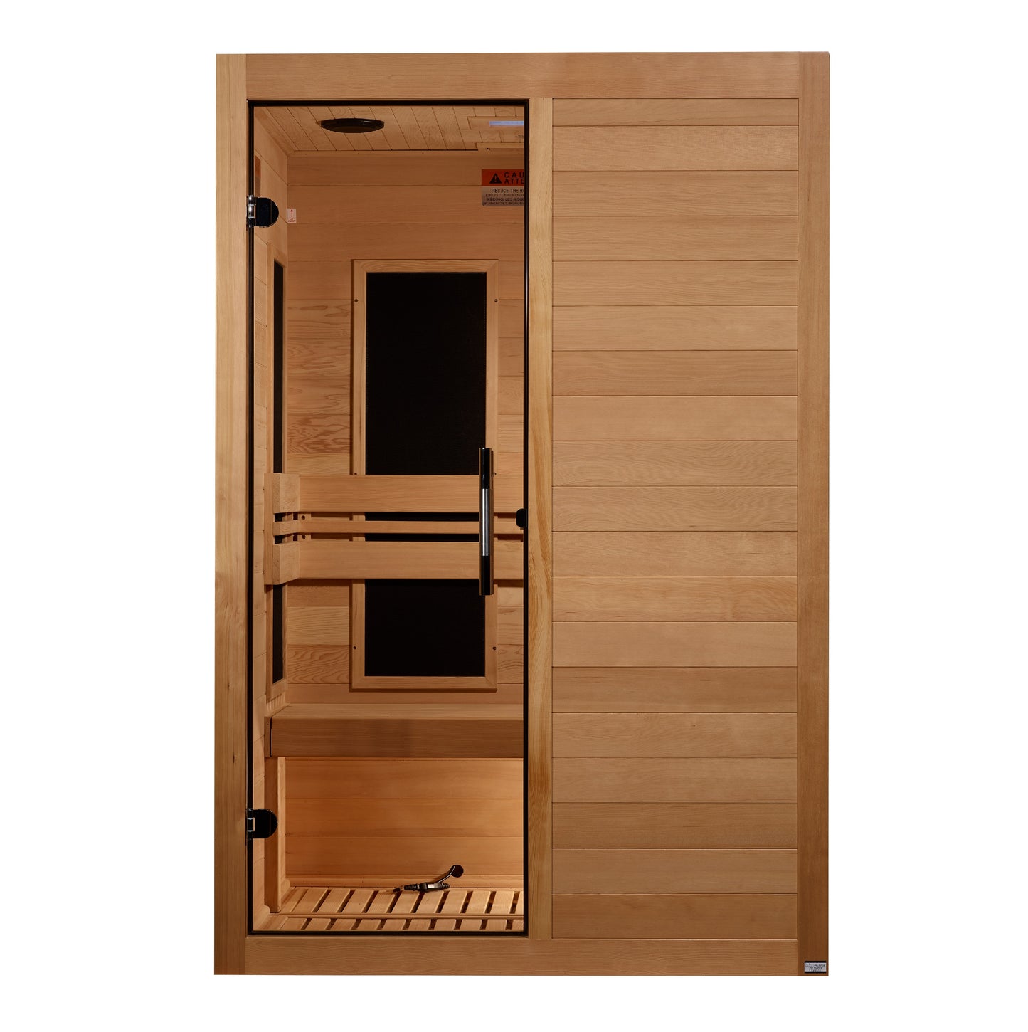 New 2026 S-Line MX-S206-01 Maxxus Low EMF FAR Infrared Sauna Canadian Hemlock