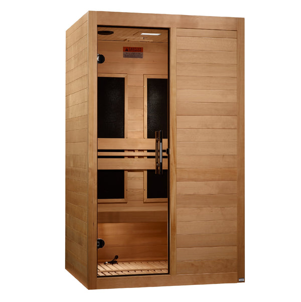 New 2026 S-Line MX-S206-01 Maxxus Low EMF FAR Infrared Sauna Canadian Hemlock
