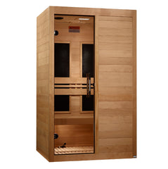 New 2026 S-Line MX-S206-01 Maxxus Low EMF FAR Infrared Sauna Canadian Hemlock