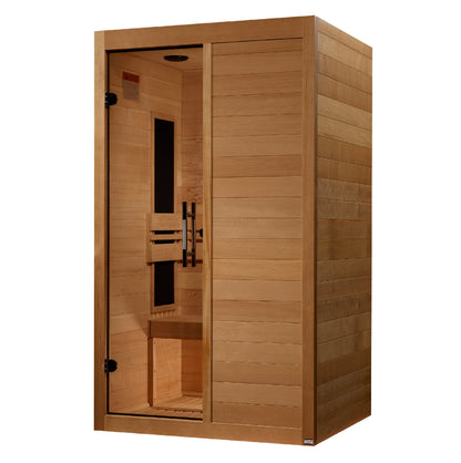 New 2026 S-Line MX-S206-01 Maxxus Low EMF FAR Infrared Sauna Canadian Hemlock