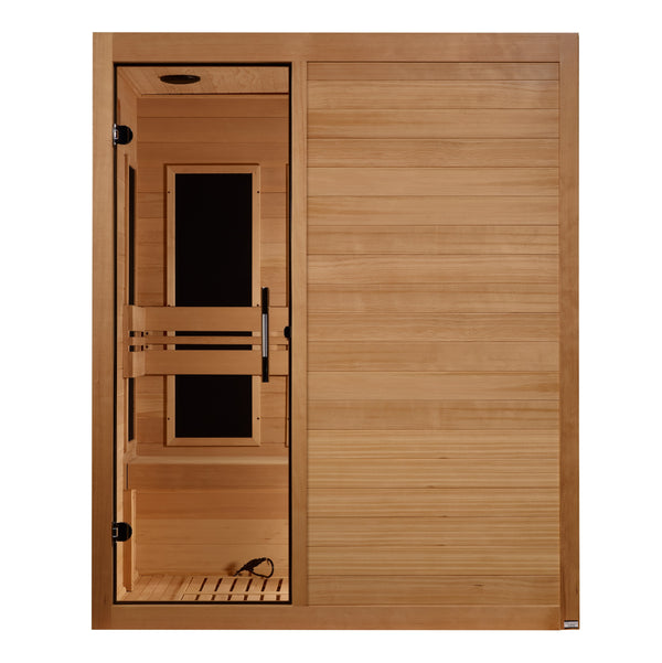 New 2026 S-Line MX-S306-01 Maxxus Ultra Low EMF FAR Infrared Sauna Canadian Hemlock