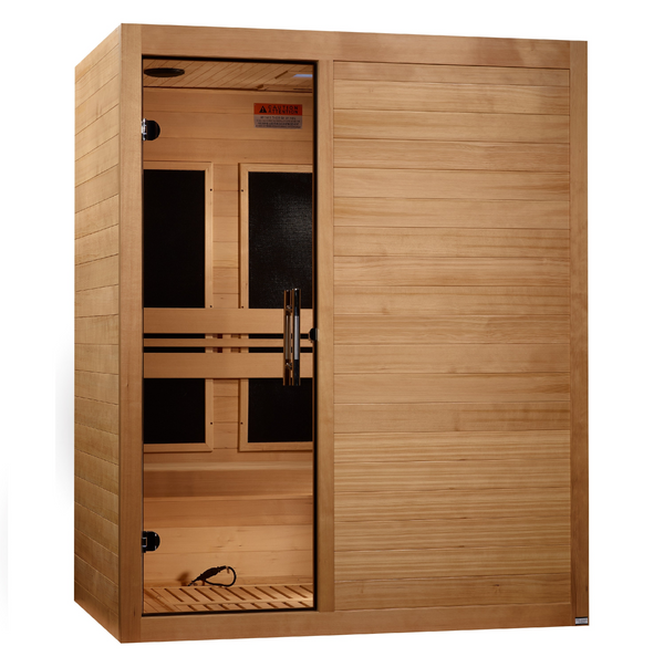 New 2026 S-Line MX-S306-01 Maxxus Ultra Low EMF FAR Infrared Sauna Canadian Hemlock