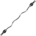 Marcy Solid Steel Olympic Curl Bar | Chrome-Plated Weight Bar | SOC-49