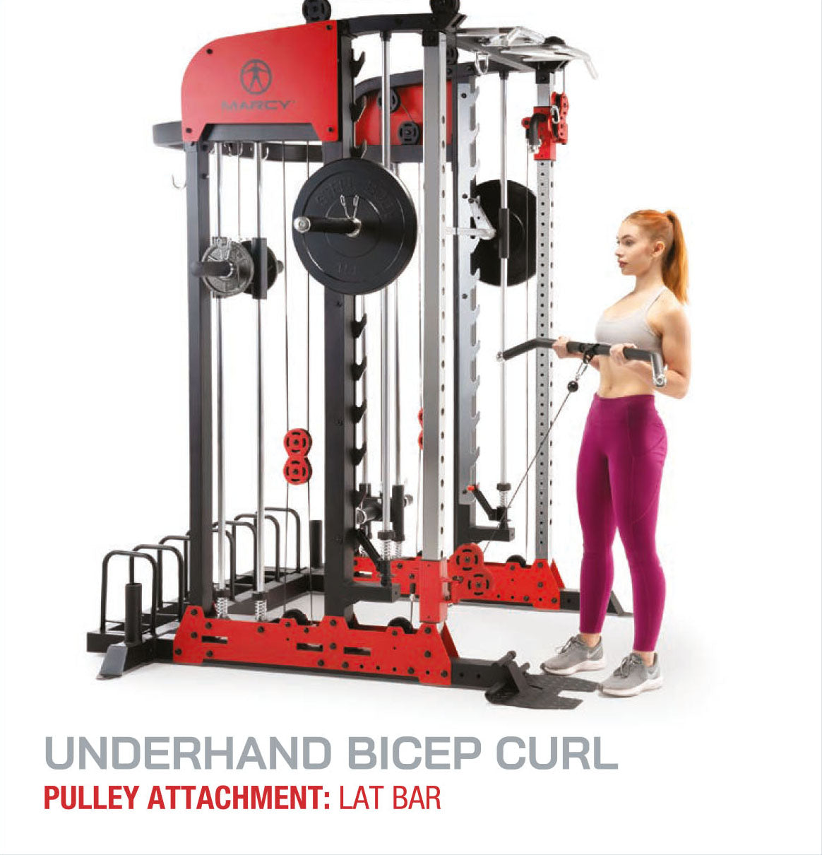 Marcy Pro Deluxe Smith Cage Home Gym System – SM-7553 – Sparks