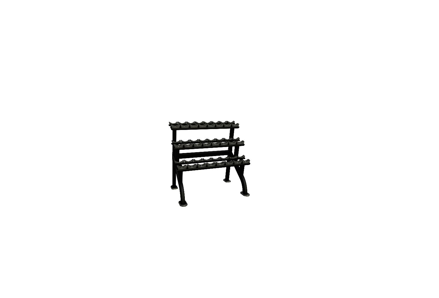 Nautilus Beauty Bell Rack
