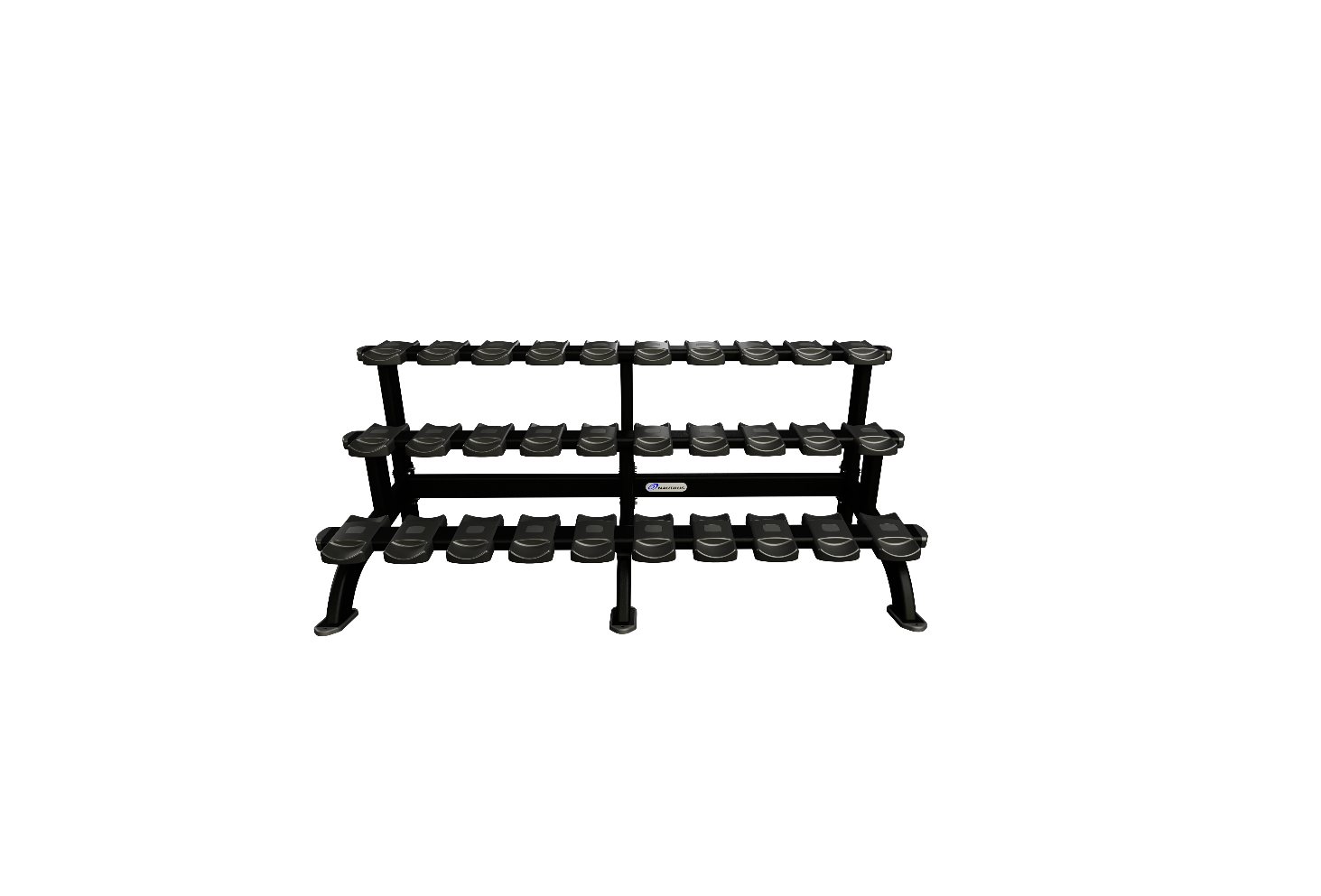 Nautilus Triple Dumbbell Rack
