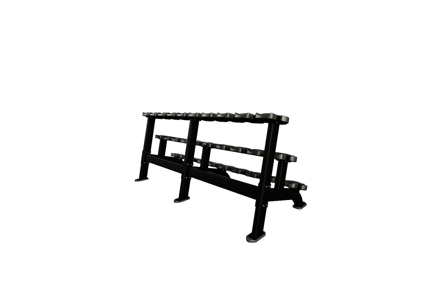 Nautilus Triple Dumbbell Rack