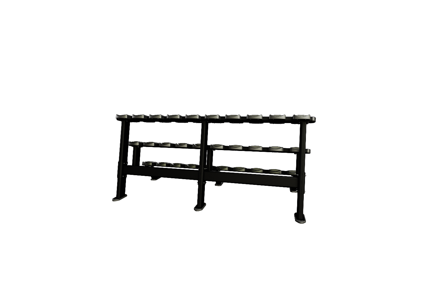 Nautilus Triple Dumbbell Rack