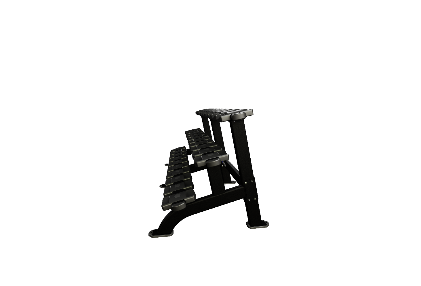 Nautilus Triple Dumbbell Rack