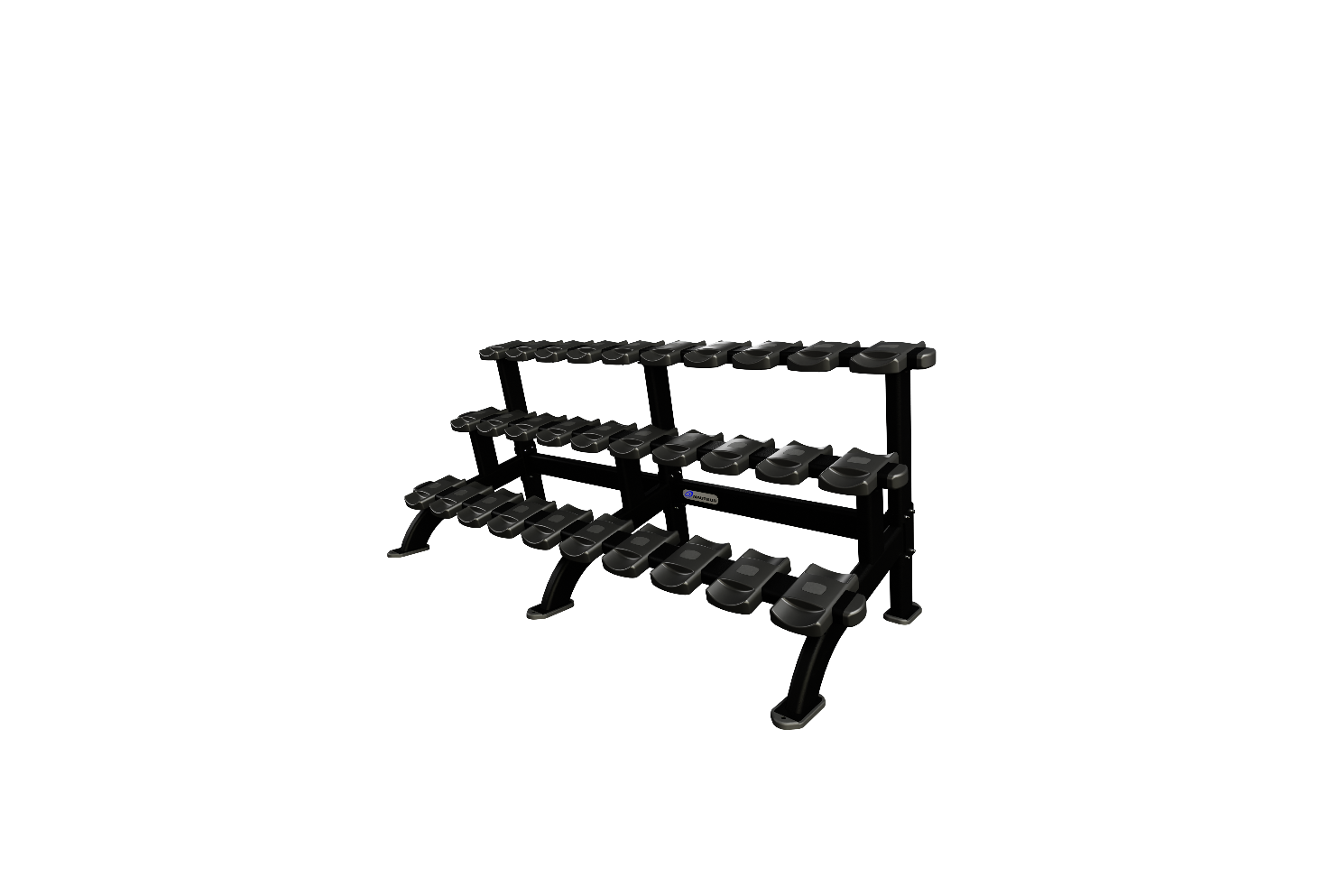 Nautilus Triple Dumbbell Rack