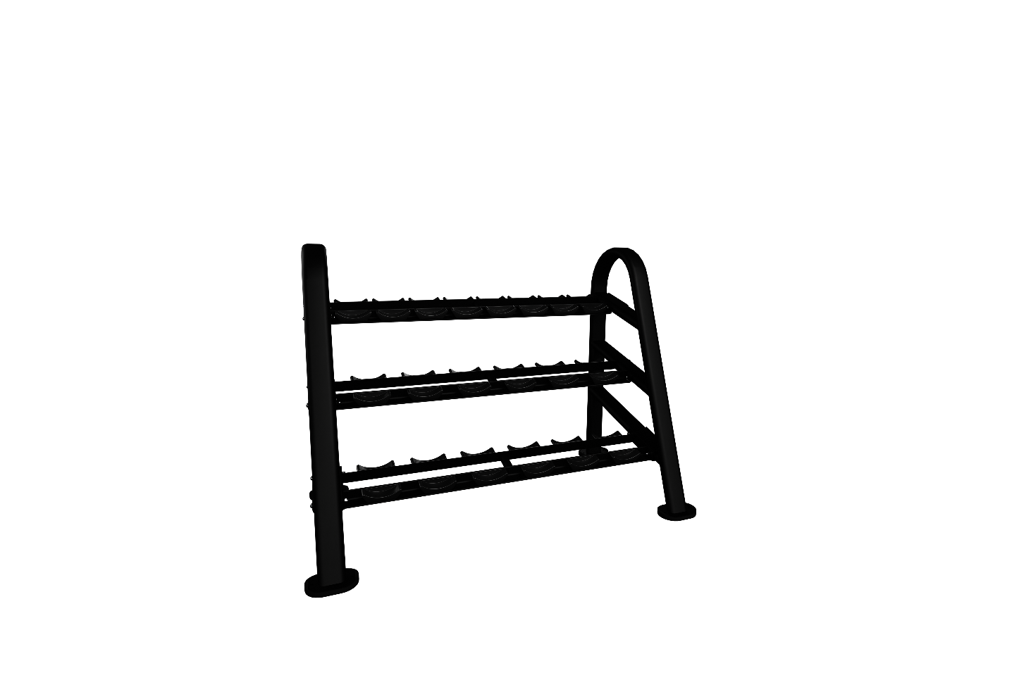 Nautilus Instinct® Dumbbell Rack 10-Pair/3 Tier