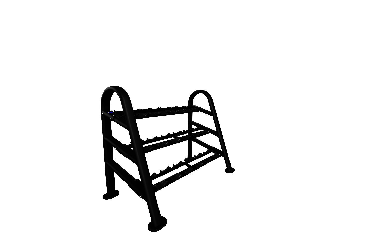 Nautilus Instinct® Dumbbell Rack 10-Pair/3 Tier
