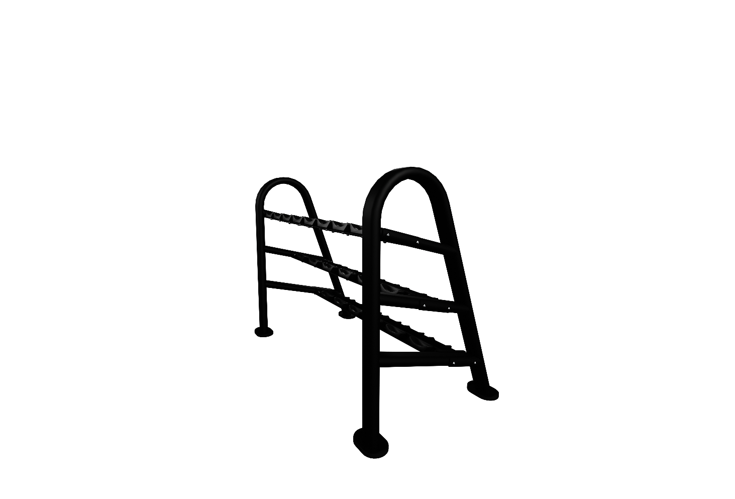 Nautilus Instinct® Dumbbell Rack 10-Pair/3 Tier