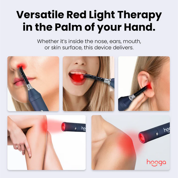Hooga Red Light Therapy Torch with Precision Tip