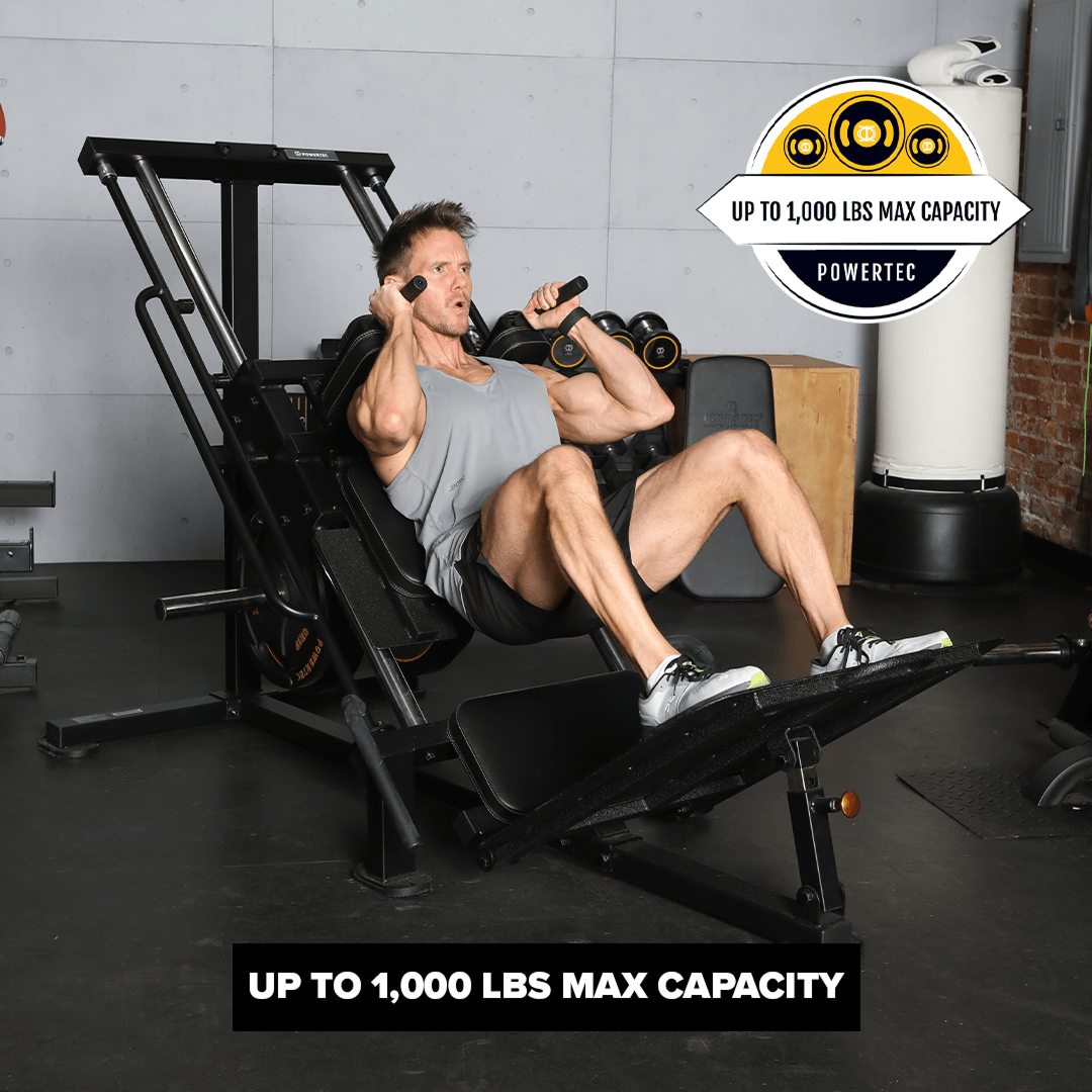 NEW! Leg Press Hack Squat Combo