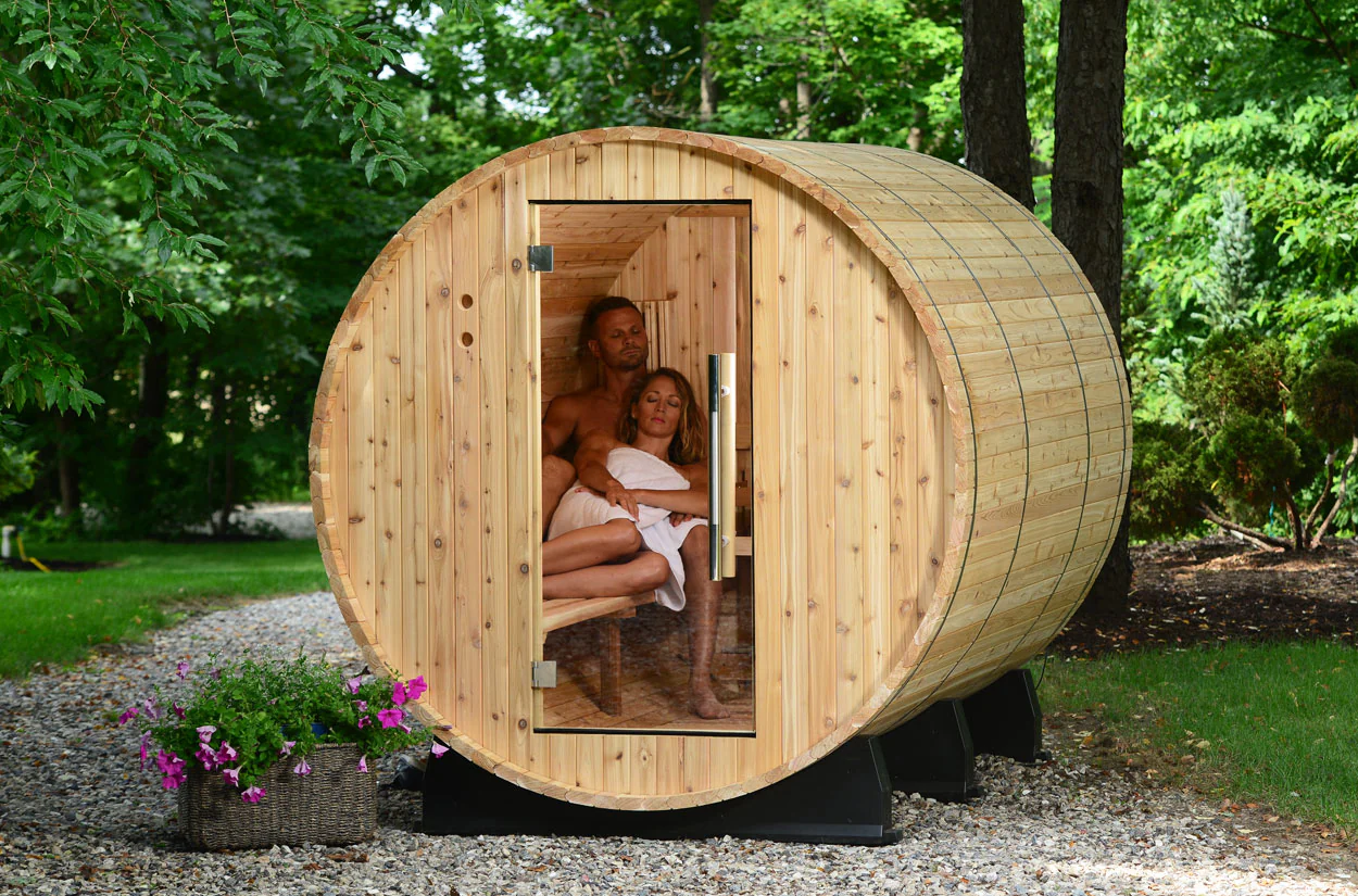 Almost Heaven Princeton 6-Person Classic Barrel Sauna
