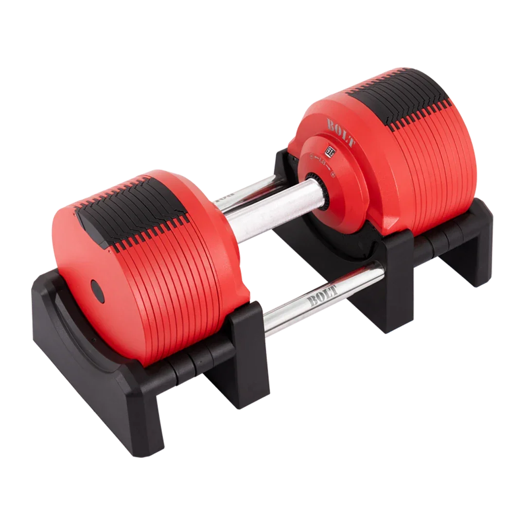 THE REVOLVER Adjustable Dumbbell 92 Lb Black (Pair)