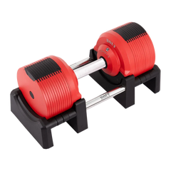 THE REVOLVER Adjustable Dumbbell 92 Lb Black (Pair)