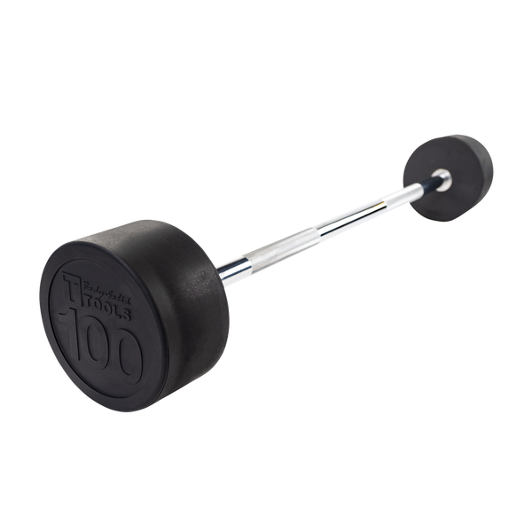 Body-Solid Rubber Coated Fixed Straight Barbell