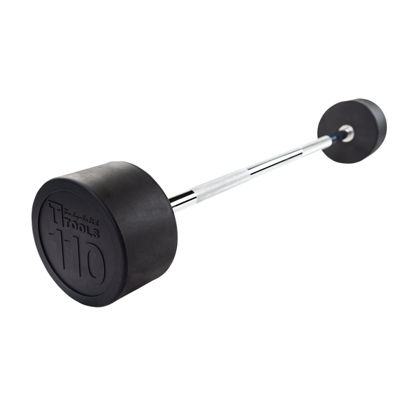Body-Solid Rubber Coated Fixed Straight Barbell