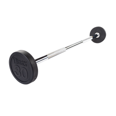 Body-Solid Rubber Coated Fixed Straight Barbell