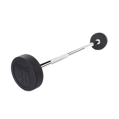 Body-Solid Rubber Coated Fixed Straight Barbell