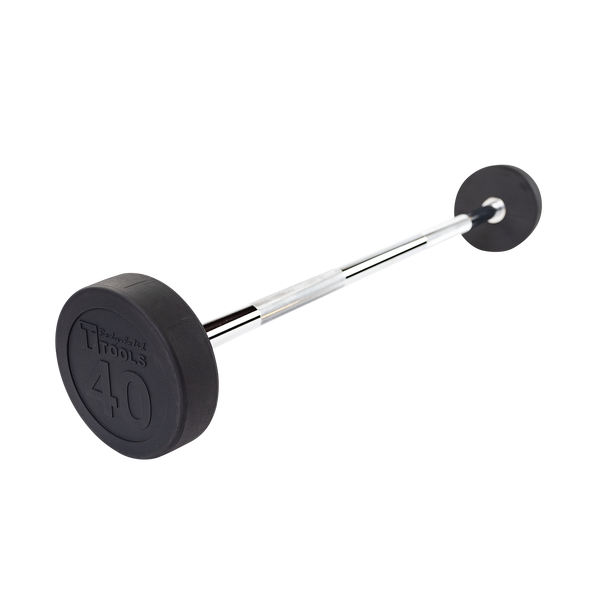 Body-Solid Rubber Coated Fixed Straight Barbell