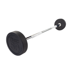 Body-Solid Rubber Coated Fixed Straight Barbell