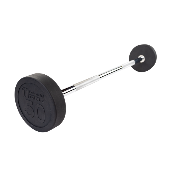 Body-Solid Rubber Coated Fixed Straight Barbell