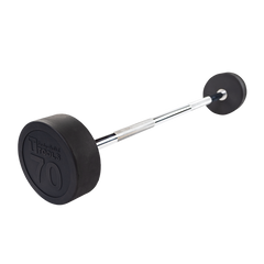 Body-Solid Rubber Coated Fixed Straight Barbell