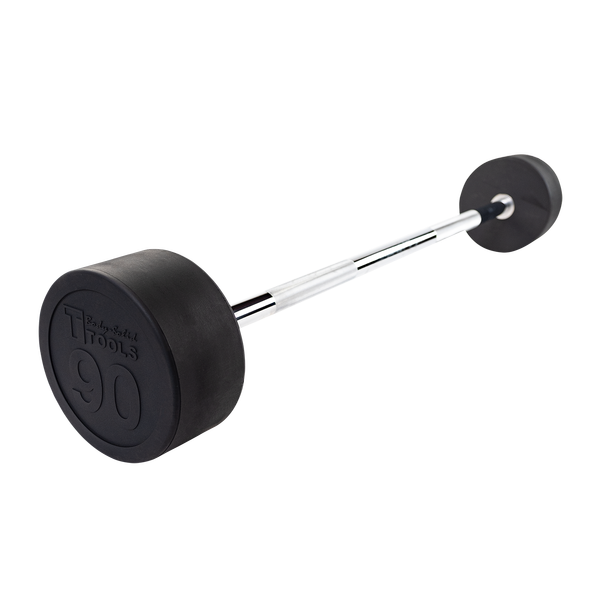 Body-Solid Rubber Coated Fixed Straight Barbell