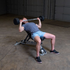 Body-Solid Rubber Coated Fixed Straight Barbell