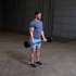 Body-Solid Rubber Coated Fixed Straight Barbell