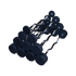 Body-Solid Rubber Coated Fixed Curl Barbell