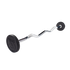 Body-Solid Rubber Coated Fixed Curl Barbell