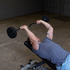 Body-Solid Rubber Coated Fixed Curl Barbell