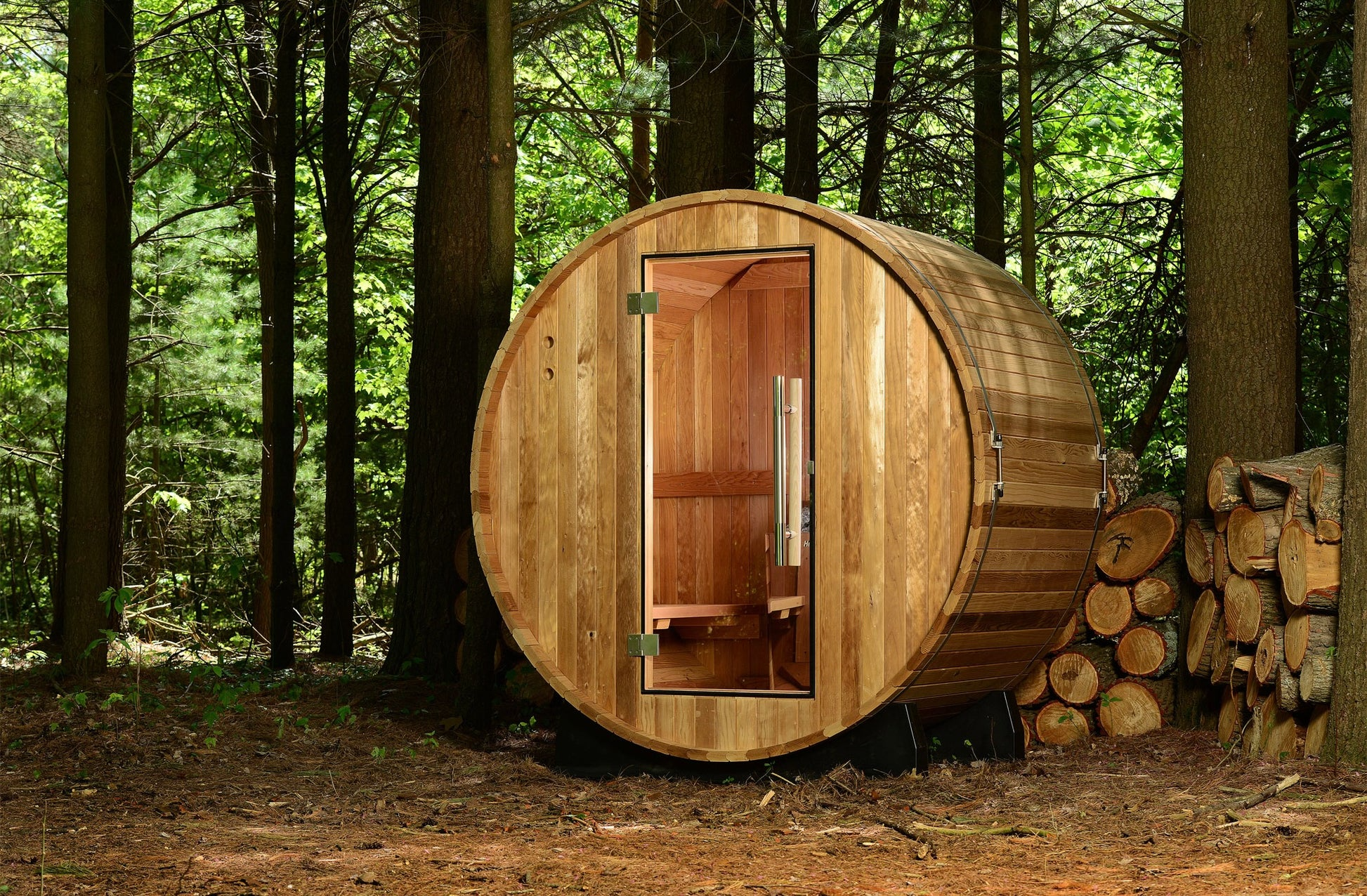 Almost Heaven Salem 2-Person Barrel Sauna