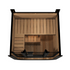 2 Person Model CL3G Outdoor Sauna