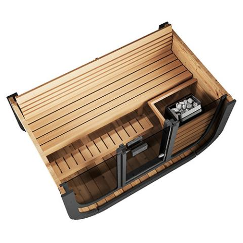 Model CL4G 3 Person Traditional Outdoor Sauna