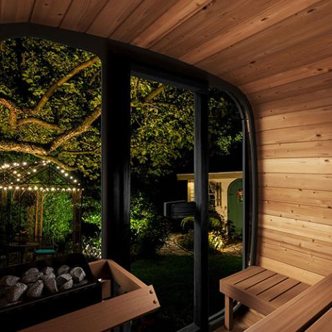 Model CL5G 5 Person Traditional Outdoor Sauna