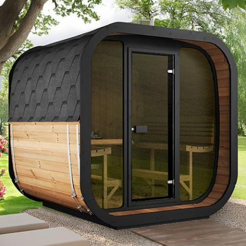 SaunaLife Model CL7G 6 Person Traditional Outdoor Sauna