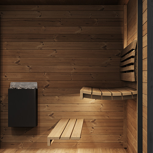 GL6 6 Person Outdoor Sauna Kit
