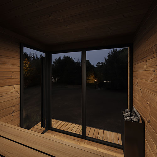 GL6 6 Person Outdoor Sauna Kit