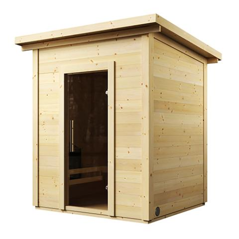 SaunaLife Model G2 4 Person Traditional Outdoor Sauna