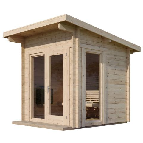 SaunaLife Model G4 6 Person Traditional Outdoor Sauna